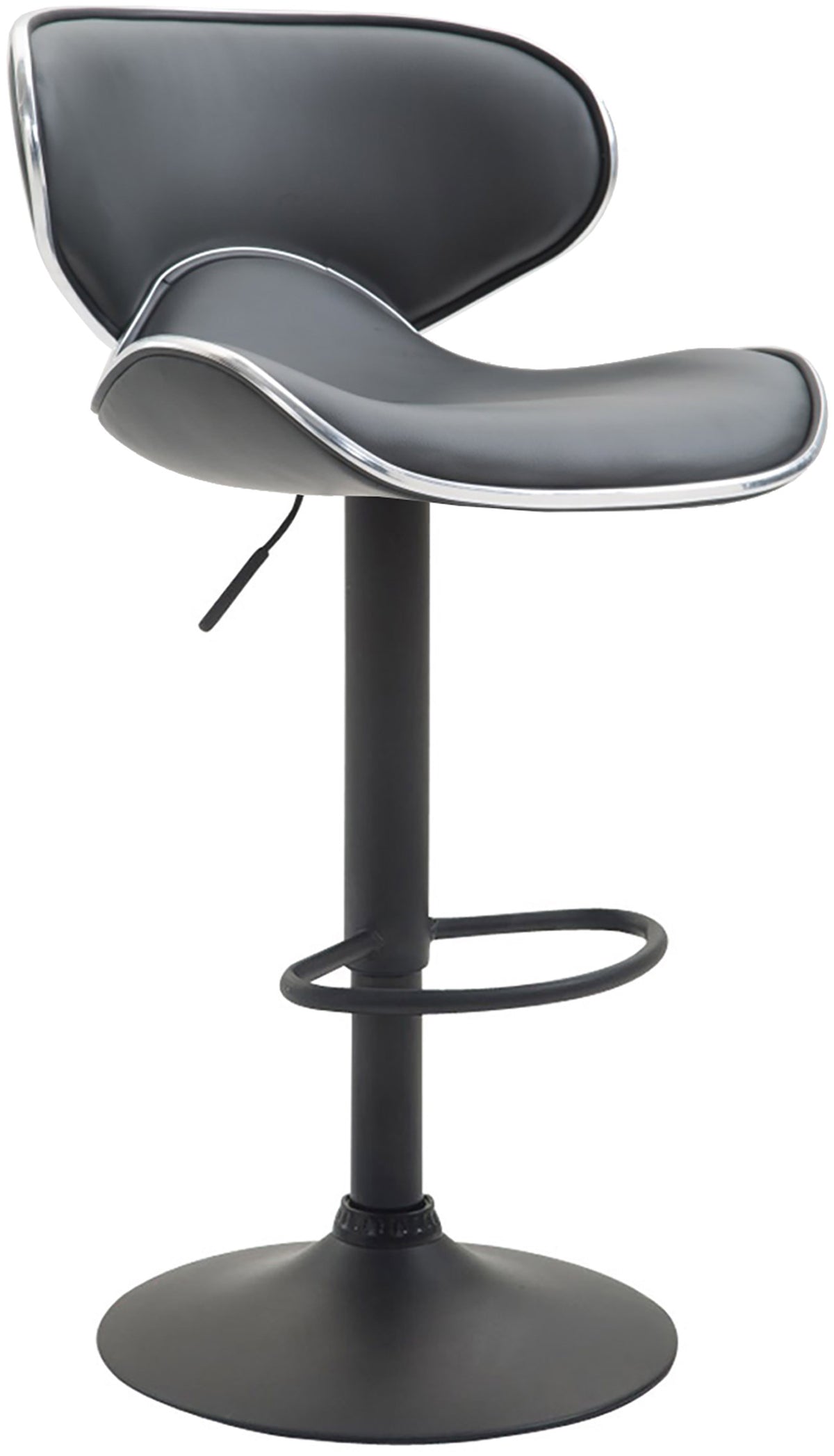 2er Set Barhocker Las Vegas V2 Kunstleder schwarz – Ansicht 11