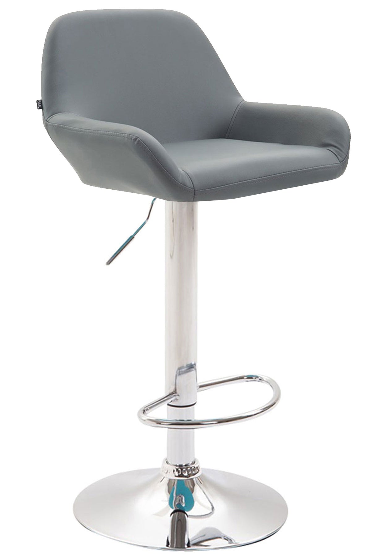 2er Set Barhocker Braga Kunstleder chrom – Ansicht 6