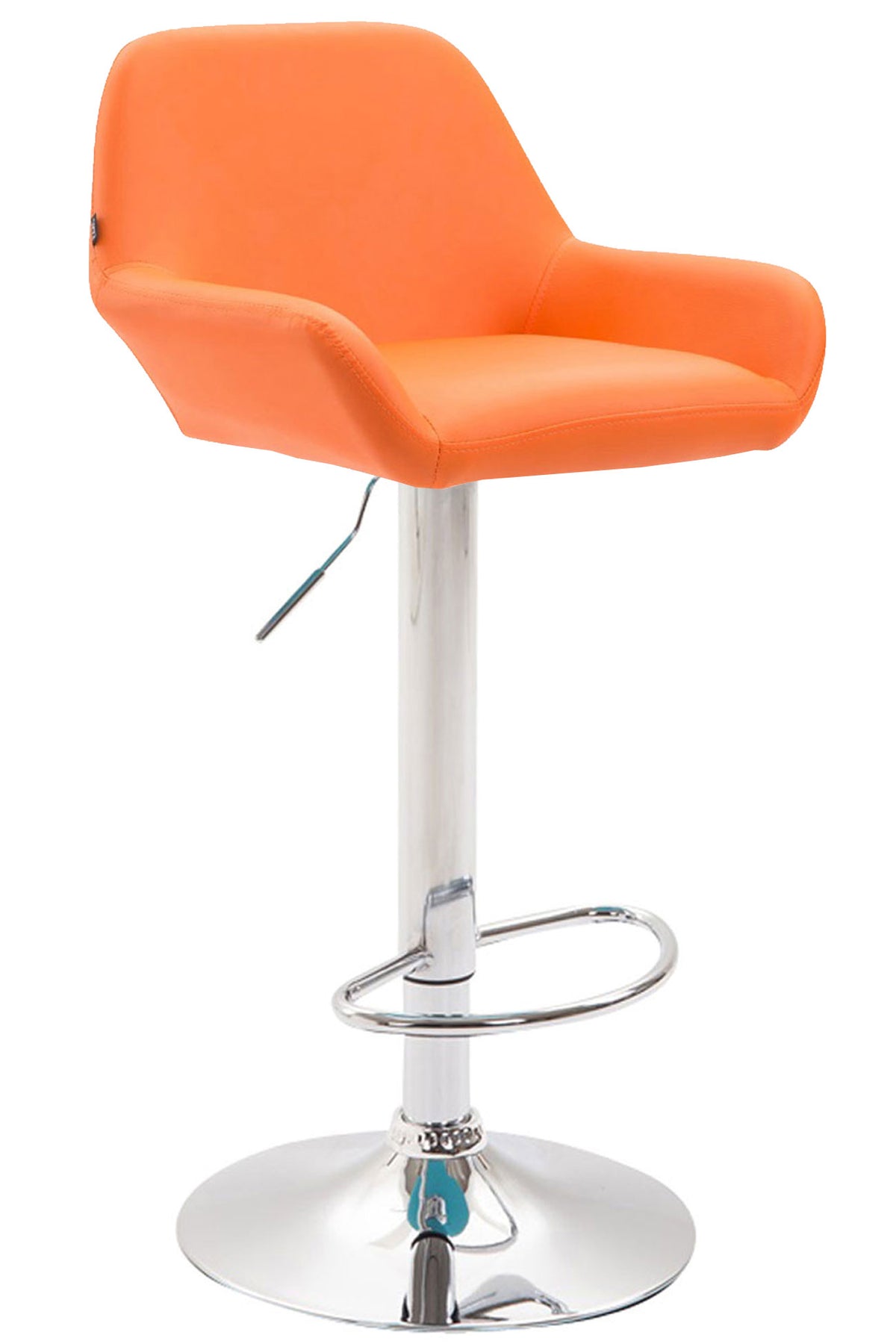 2er Set Barhocker Braga Kunstleder chrom – Ansicht 10
