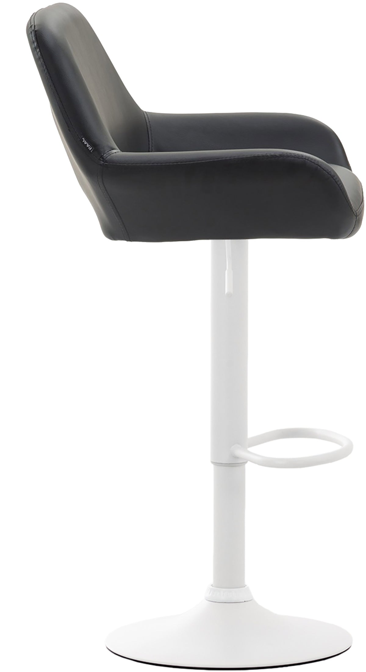 2er Set Barhocker Braga Kunstleder weiß – Ansicht 8