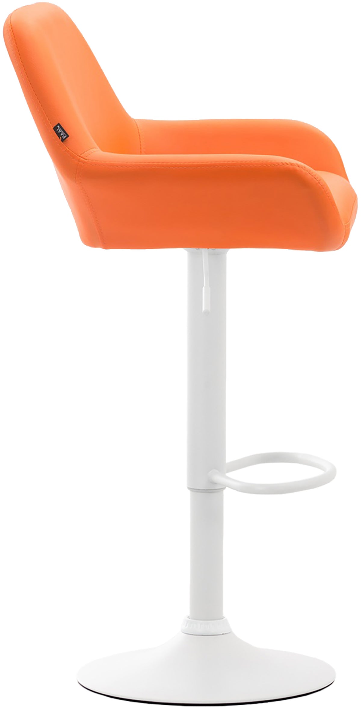 2er Set Barhocker Braga Kunstleder weiß – Ansicht 16