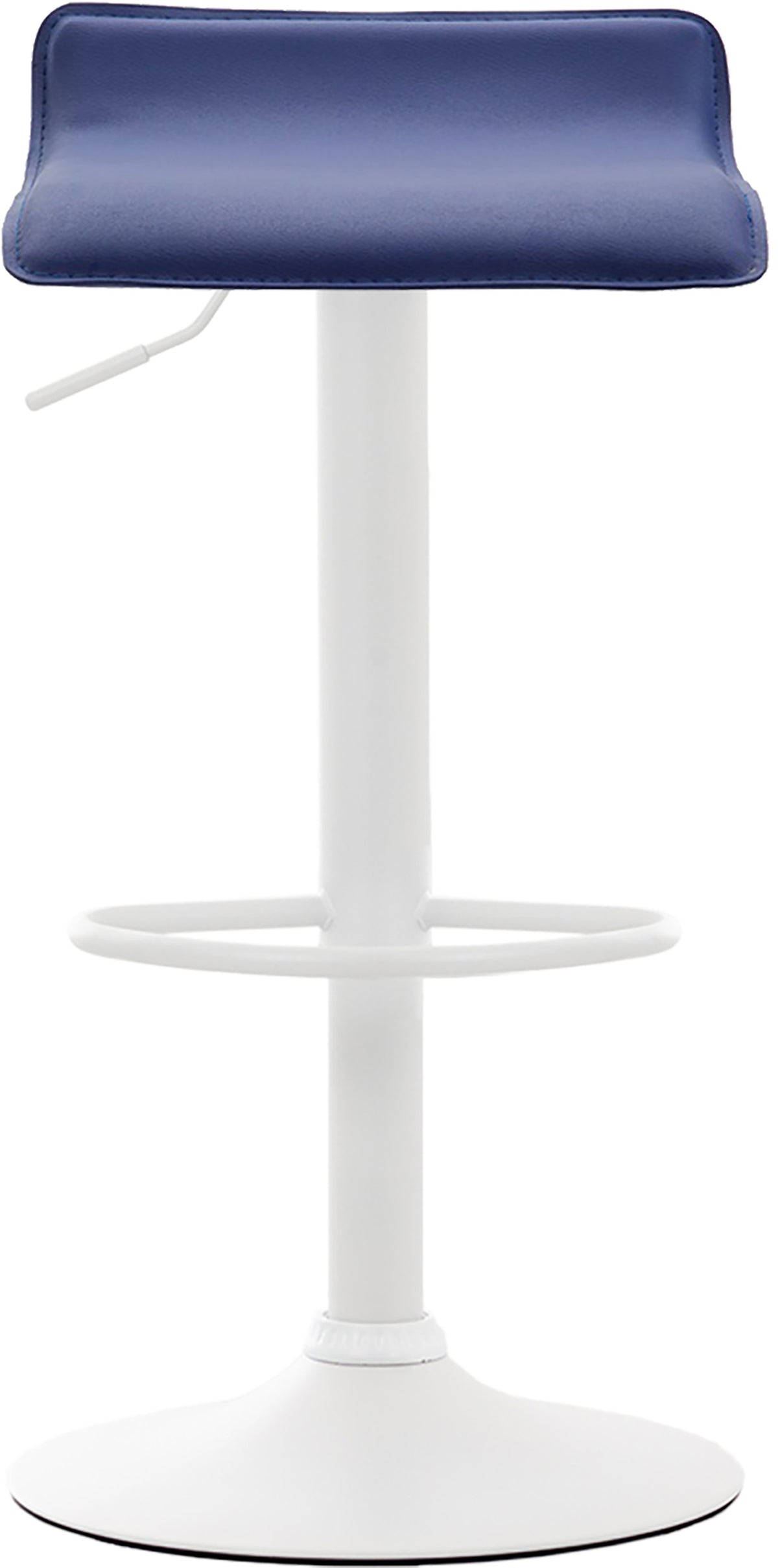 2er Set Barhocker Dyn V2 Kunstleder weiß – Ansicht 2