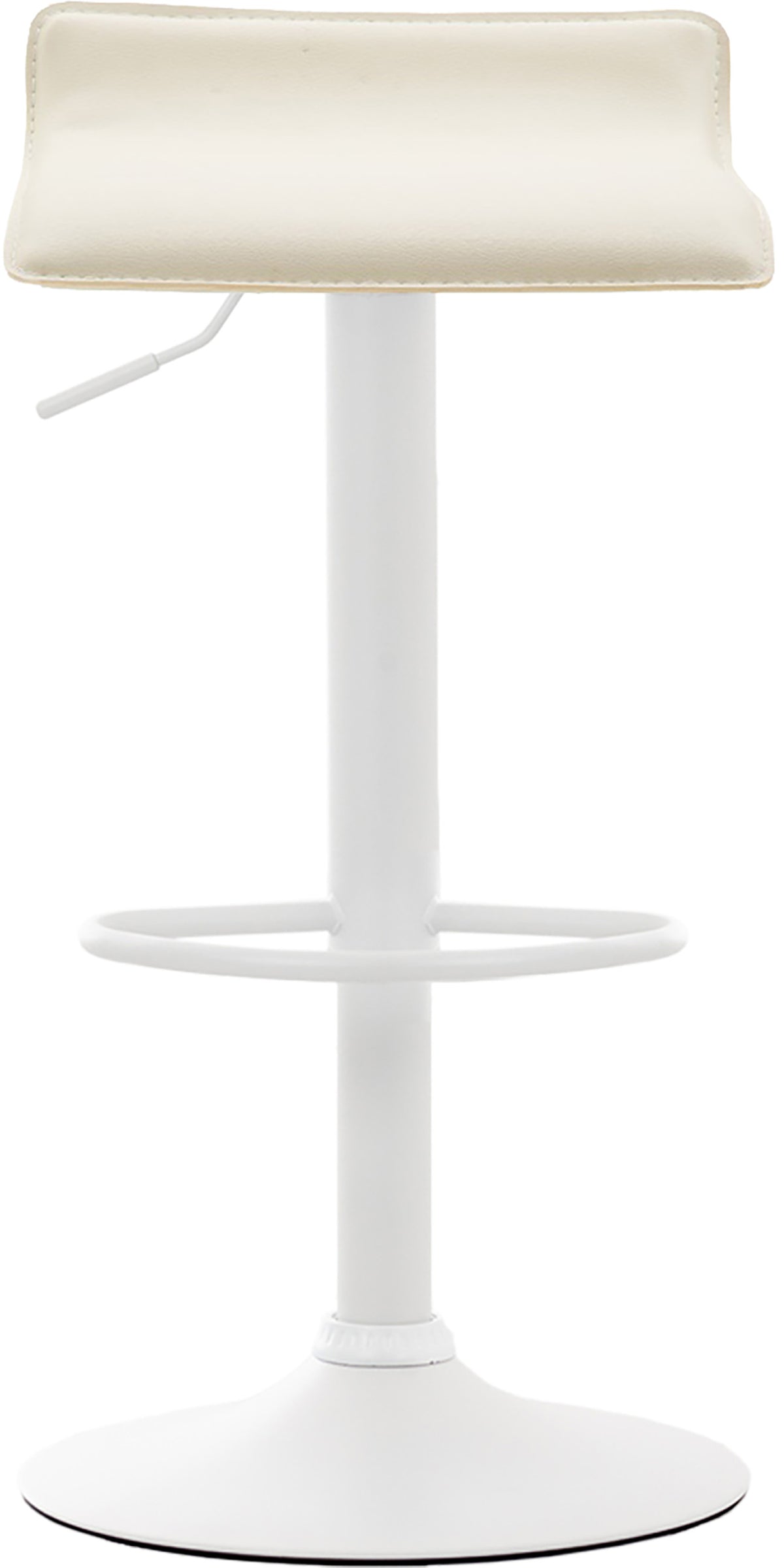 2er Set Barhocker Dyn V2 Kunstleder weiß – Ansicht 8