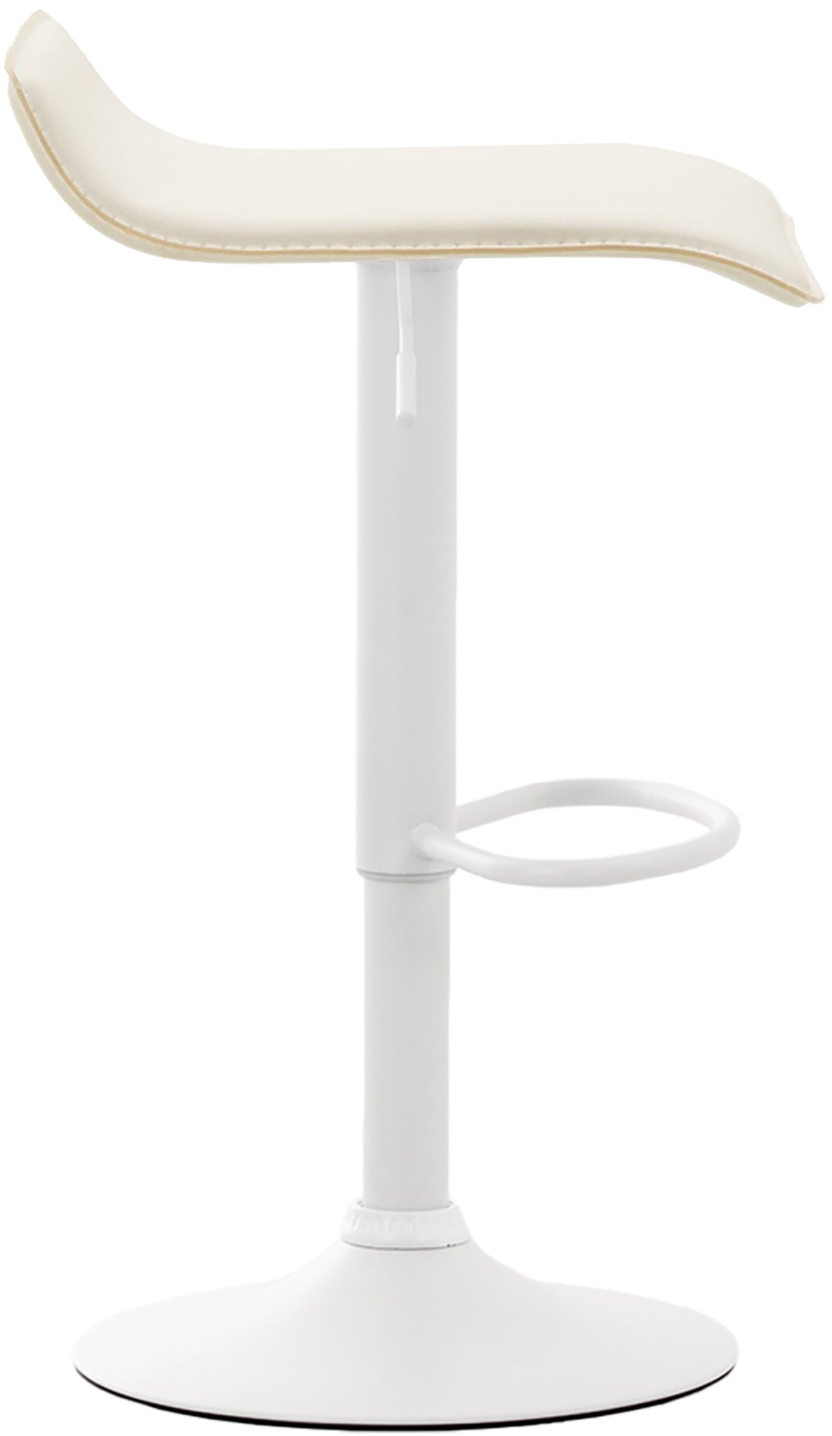 2er Set Barhocker Dyn V2 Kunstleder weiß – Ansicht 9