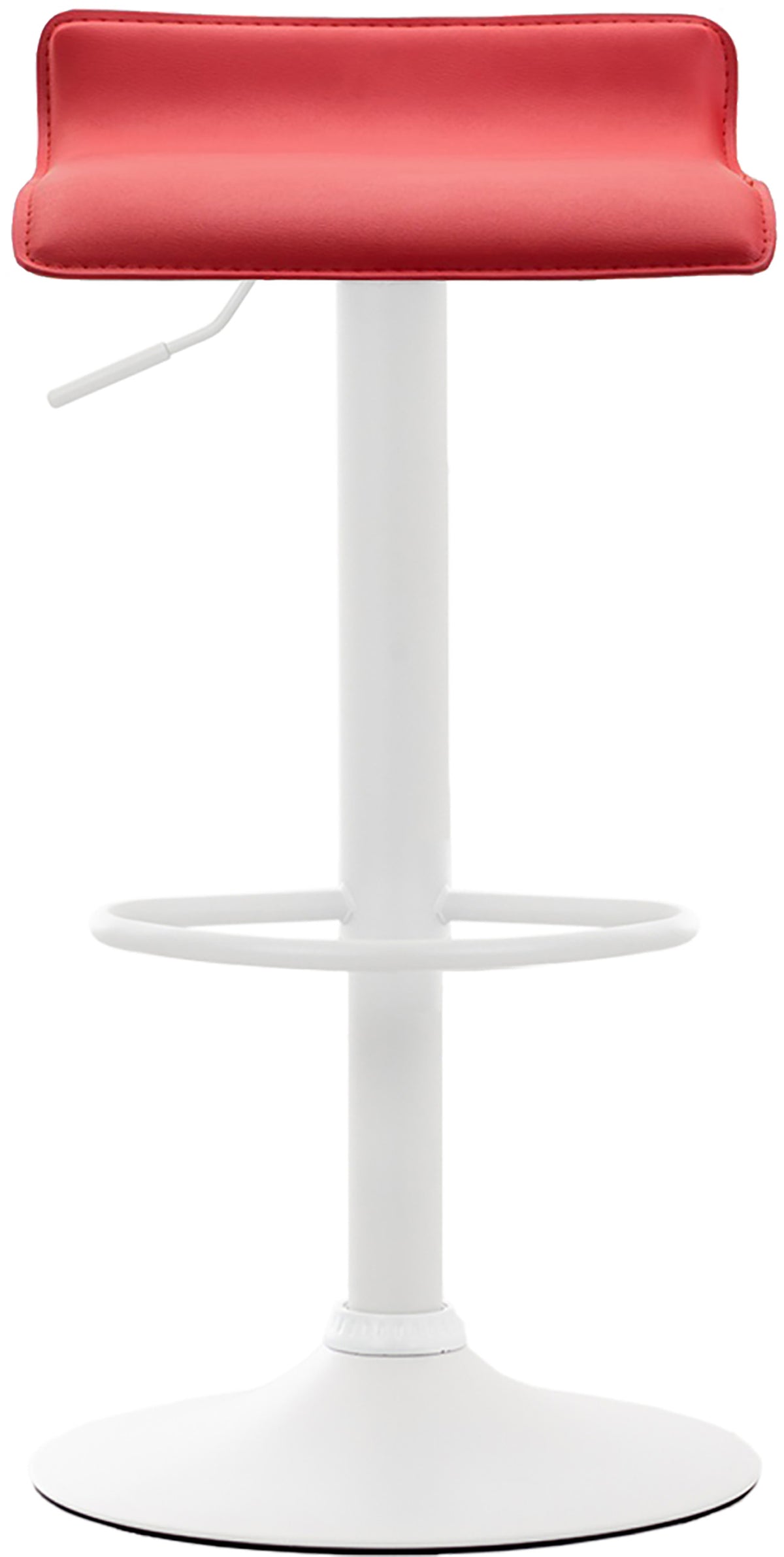 2er Set Barhocker Dyn V2 Kunstleder weiß – Ansicht 20
