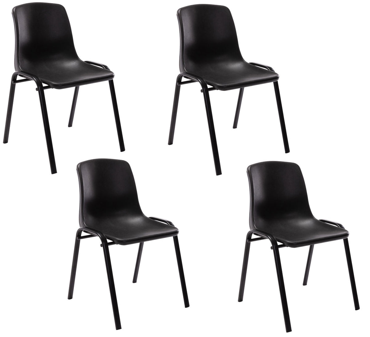4er Set Stapelstuhl Nowra Kunststoff – Ansicht 7