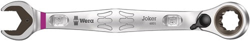 Maulringratschenschlüssel Joker Schlüsselweiße 14 mm Länge 187 mm umschaltbar Ringseite 15 ° WERA