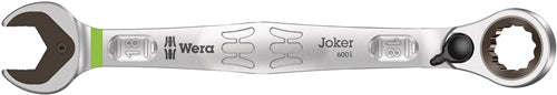 Maulringratschenschlüssel Joker Schlüsselweiße 18 mm Länge 234 mm umschaltbar Ringseite 15 ° WERA