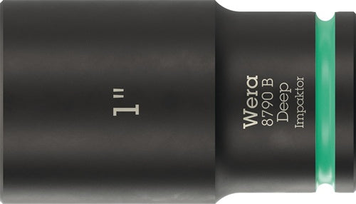 Steckschlüsseleinsatz 8790 B Impaktor Deep 3/8 Zoll 1 Zoll L63mm WERA