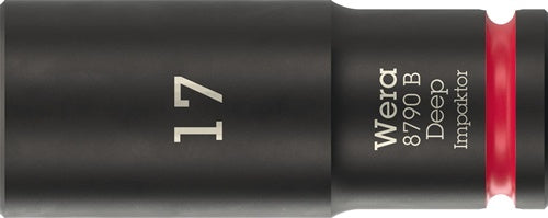 Steckschlüsseleinsatz 8790 B Impaktor Deep 3/8 Zoll 17mm L63mm WERA