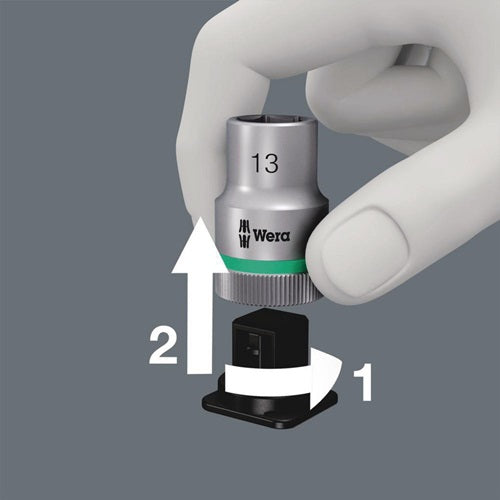 Steckschlüsselsatz 8767 C TORX® HF3 9-teilig 1/2 ? T20 - T60 WERA – Ansicht 4