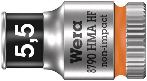 Steckschlüsseleinsatz 8790 HMA HF 1/4 ? 6-kant Schlüsselweiße 55 mm Länge 23 mm WERA