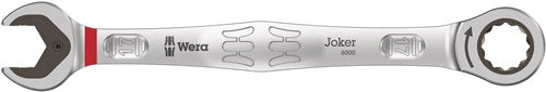Maulringratschenschlüssel Joker Schlüsselweiße 17 mm Länge 224 mm gerade WERA
