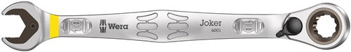 Maulringratschenschlüssel Joker Schlüsselweiße 10 mm Länge 159 mm umschaltbar Ringseite 15 ° WERA
