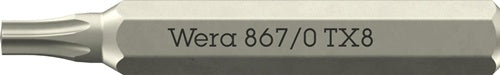 Bit 867/0 Micro TX 8 L30mm WERA - VPE: 10