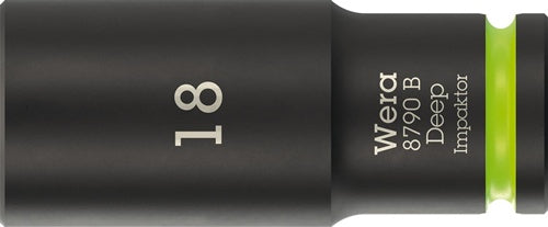 Steckschlüsseleinsatz 8790 B Impaktor Deep 3/8 Zoll 18mm L63mm WERA