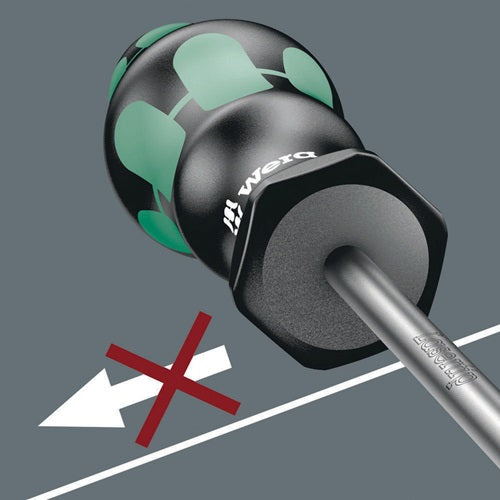 Schraubendreher 352 Größe 2 mm Klingenlänge 100 mm 2-Komponentengriff WERA – Ansicht 3