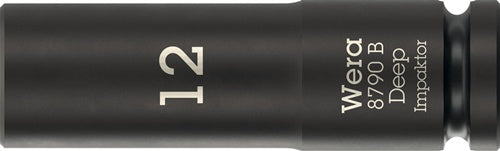 Steckschlüsseleinsatz 8790 B Impaktor Deep 3/8 Zoll 12mm L63mm WERA