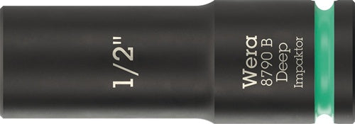 Steckschlüsseleinsatz 8790 B Impaktor Deep 3/8 Zoll 1/2 Zoll L63mm WERA