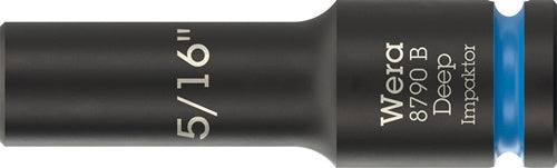Steckschlüsseleinsatz 8790 B Impaktor Deep 3/8 Zoll 5/16 Zoll L63mm WERA