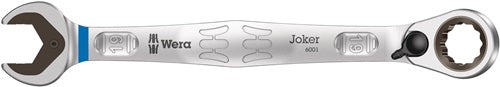 Maulringratschenschlüssel Joker Schlüsselweiße 19 mm Länge 246 mm umschaltbar Ringseite 15 ° WERA