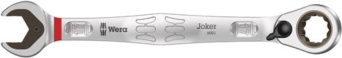 Maulringratschenschlüssel Joker Schlüsselweiße 17 mm Länge 225 mm umschaltbar Ringseite 15 ° WERA