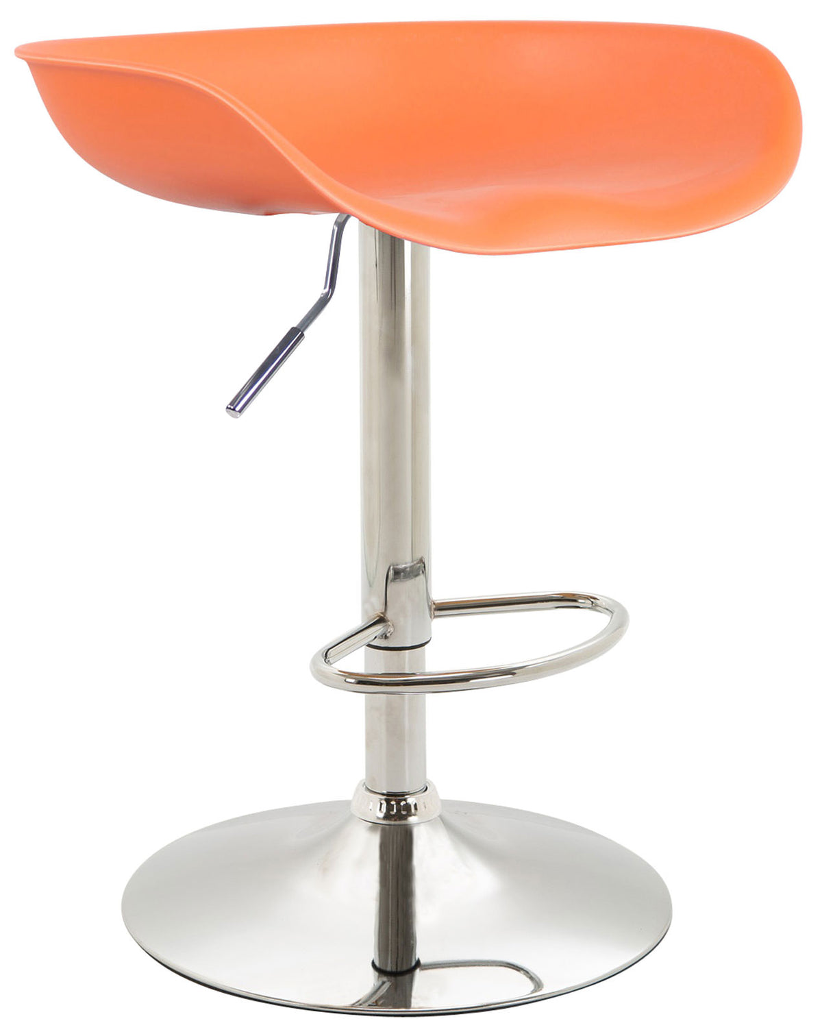 Barhocker Anaheim Kunststoff chrom