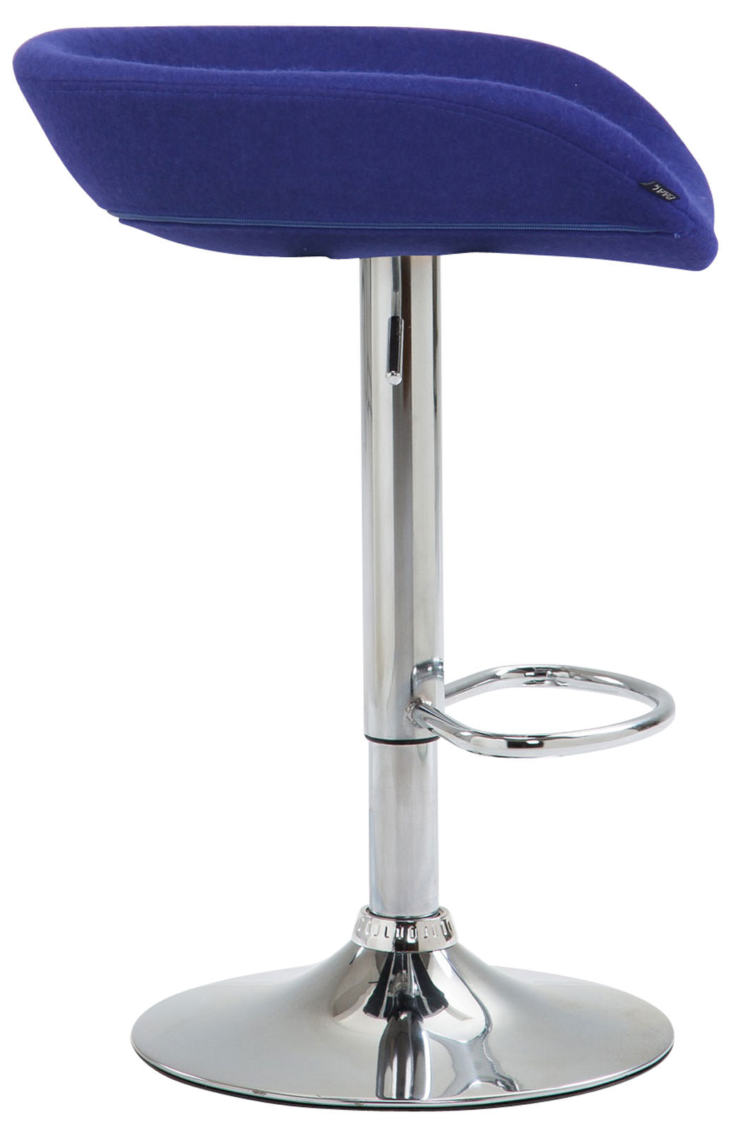 Barhocker Anaheim Filz chrom – Ansicht 3