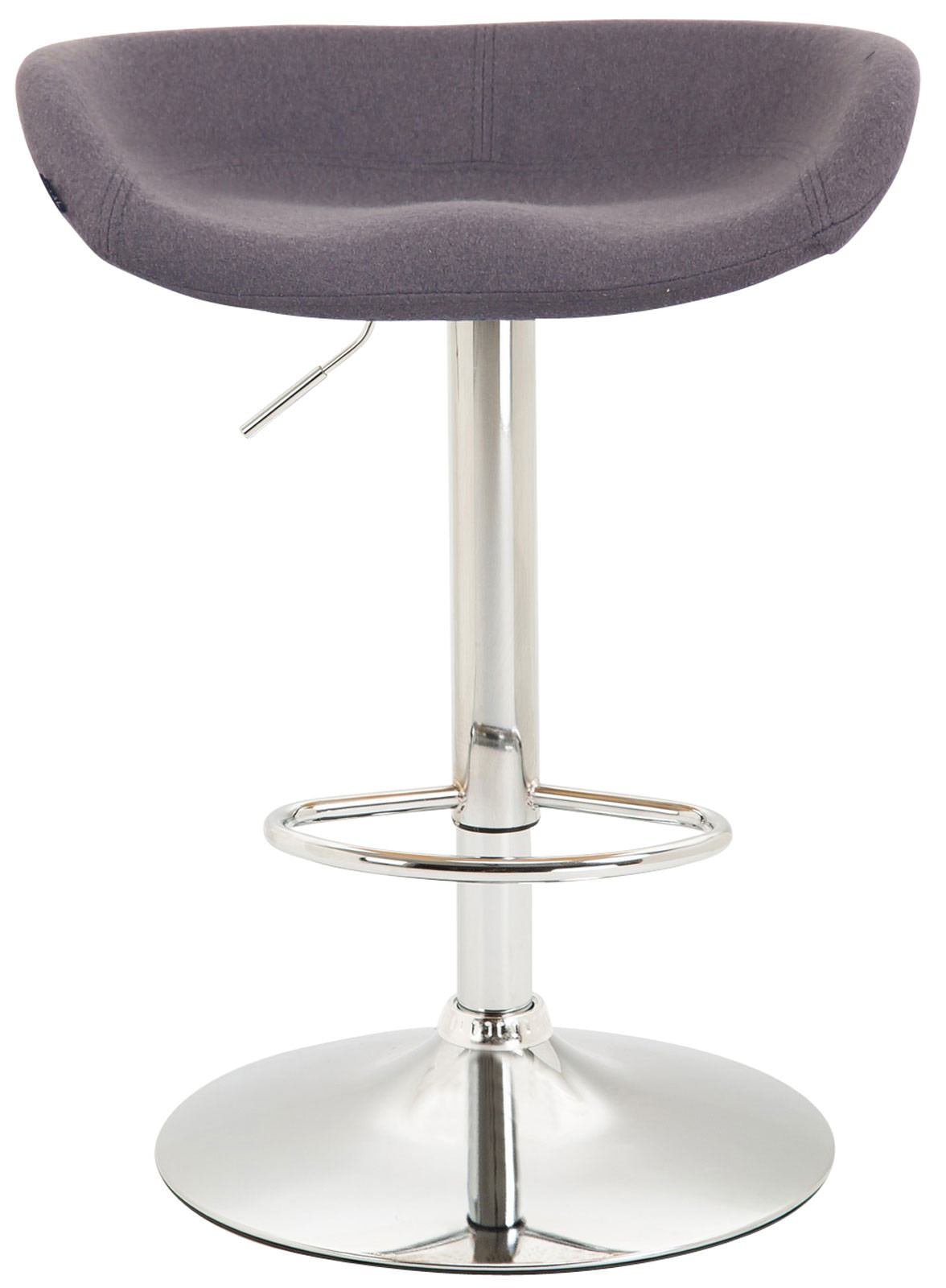 Barhocker Anaheim Filz chrom – Ansicht 7