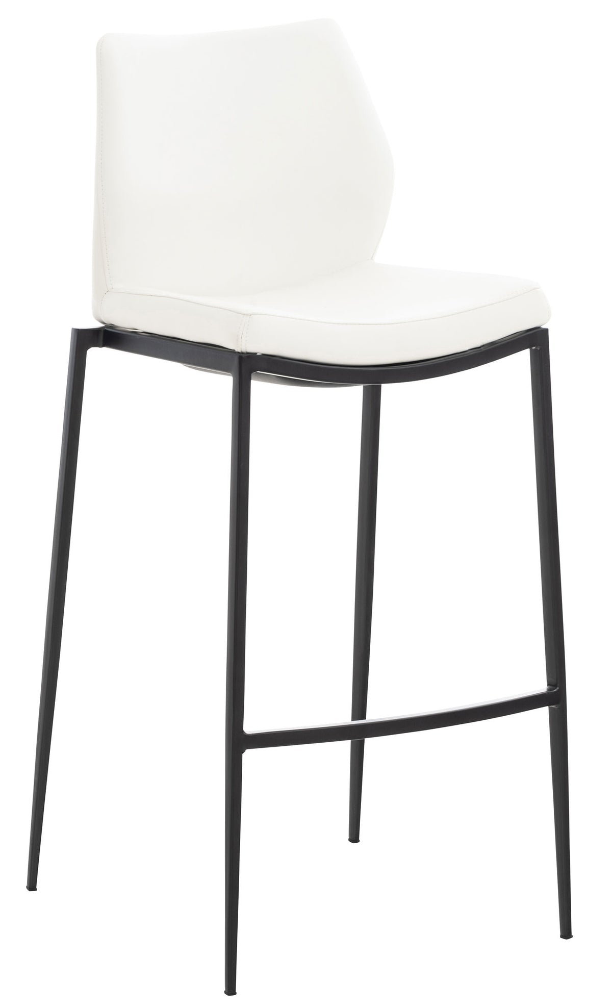 Barhocker Matola Kunstleder schwarz