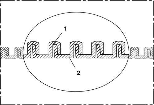 Staubsaugerschlauch Innen-Ø 50-51 mm Außen-Ø 5900 mm 52 mm Länge 30 m NORRES - VPE: 30 – Ansicht 3
