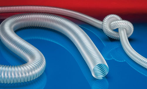 PU-Lebensmittelschlauch Innen-Ø 80 mm Außen-Ø 8800 mm Länge 10 m Wandstärke 4 mm NORRES - VPE: 10
