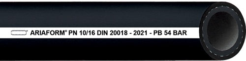 Pressluft-/Wasserschlauch ARIAFORM®/DIN ID 15mm AD 270mm L40m Schwarz TEGUMA - VPE: 40