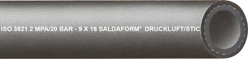 Argonschlauch SALDAFORM®/SCHWARZ ID 63mm Wandst35mm AD 133mm L40m TEGUMA - VPE: 40