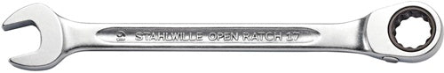 Maulringratschenschlüssel OPEN-RATCH 17 SW 22mm L285mm umschaltbarRings15Grad
