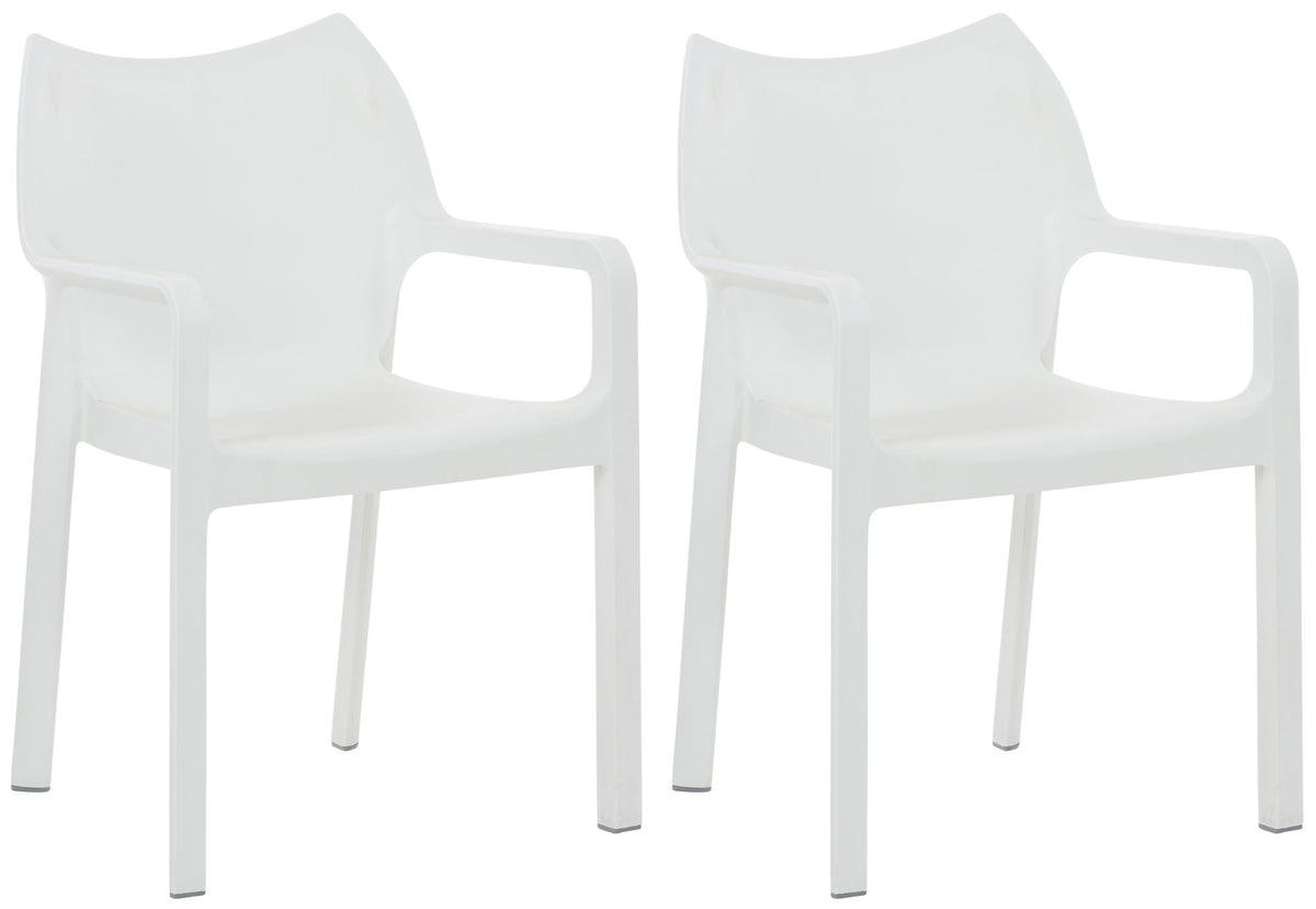 2er SET Stapelstuhl DIVA