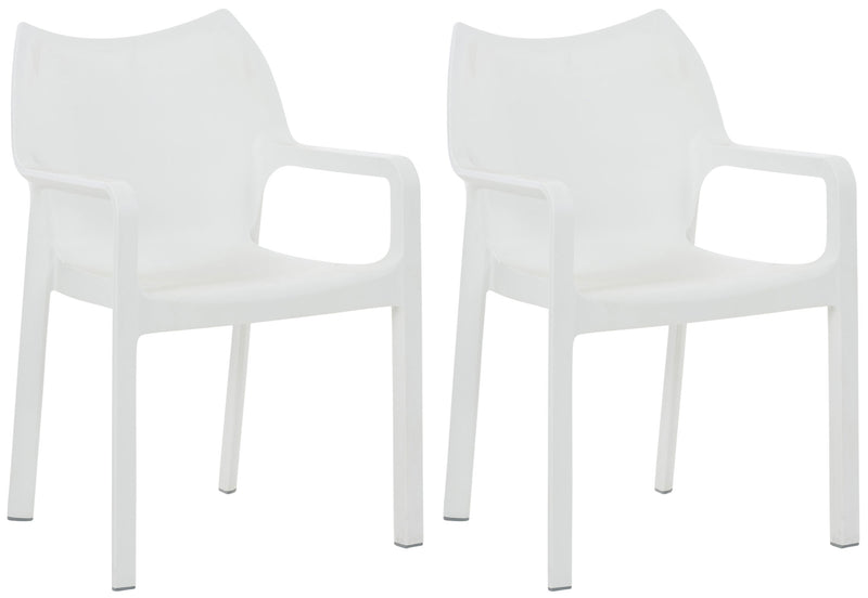 2er SET Stapelstuhl DIVA