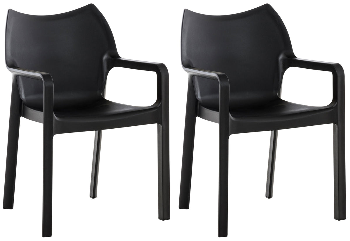 2er SET Stapelstuhl DIVA