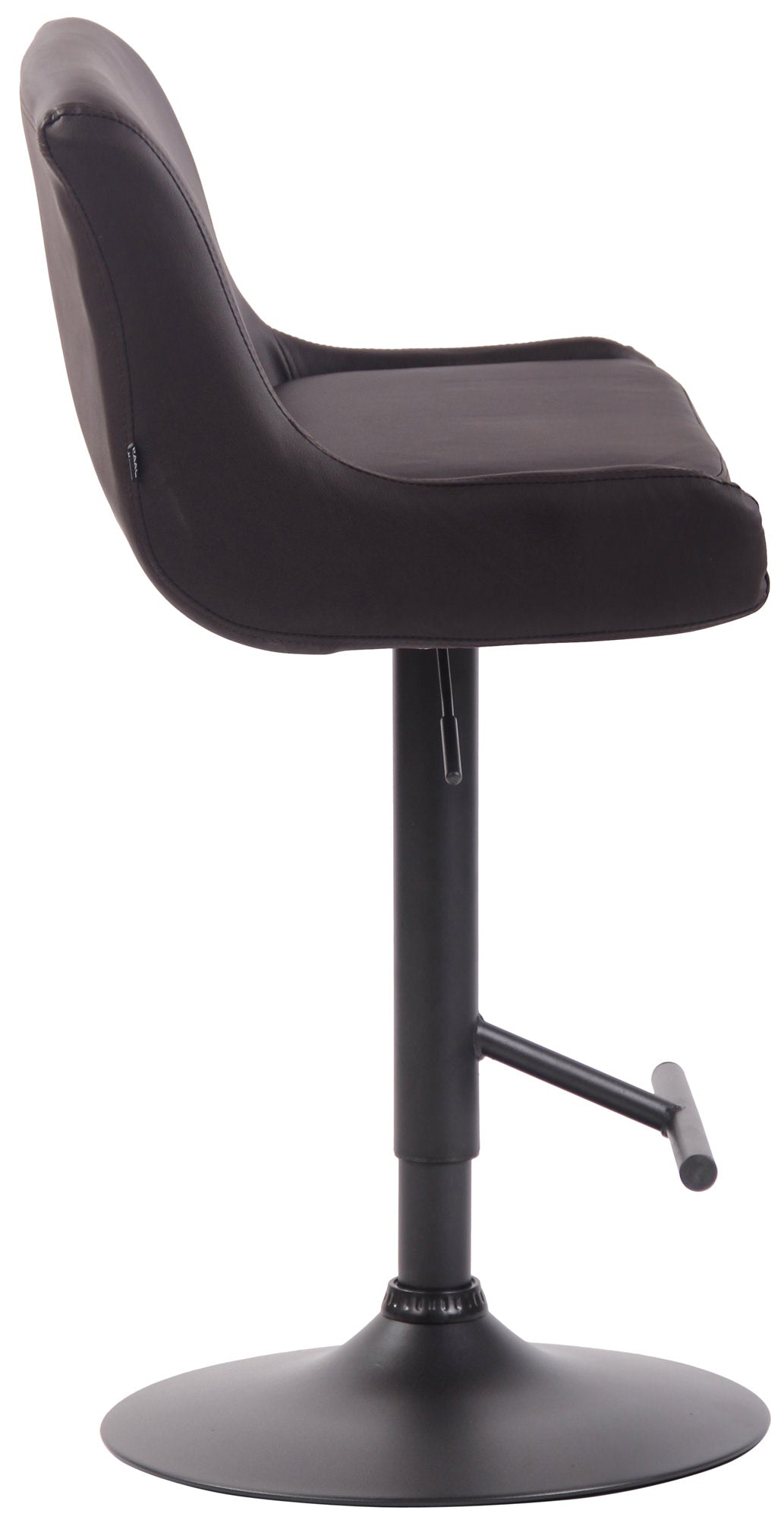 Barhocker Club Kunstleder schwarz – Ansicht 3