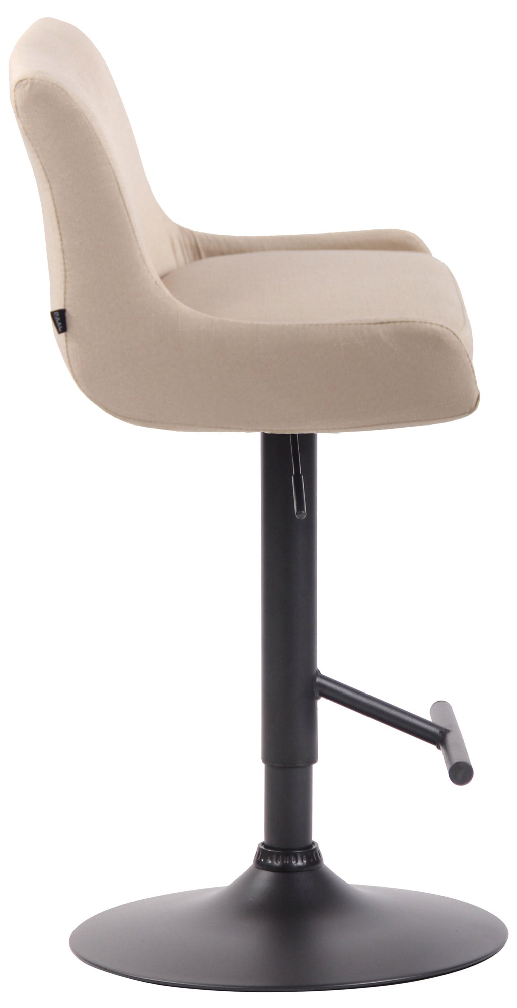 Barhocker Club Stoff schwarz – Ansicht 3