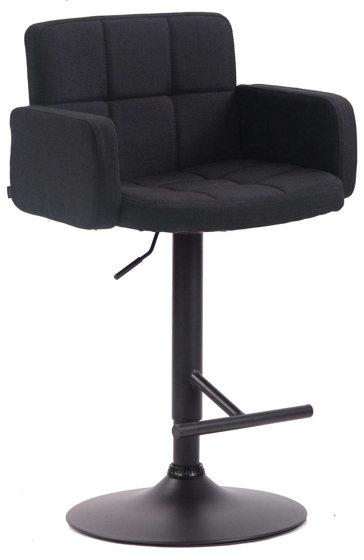 Barhocker Los Angeles, Stoff schwarz – Ansicht 19