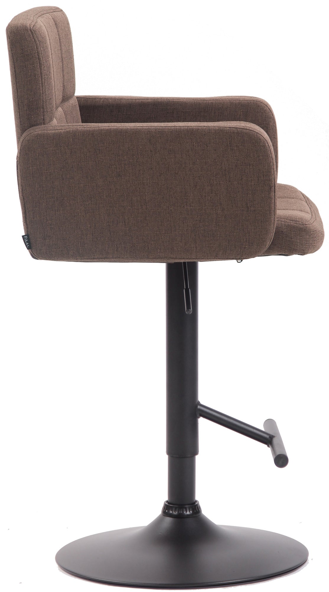 Barhocker Los Angeles, Stoff schwarz – Ansicht 3