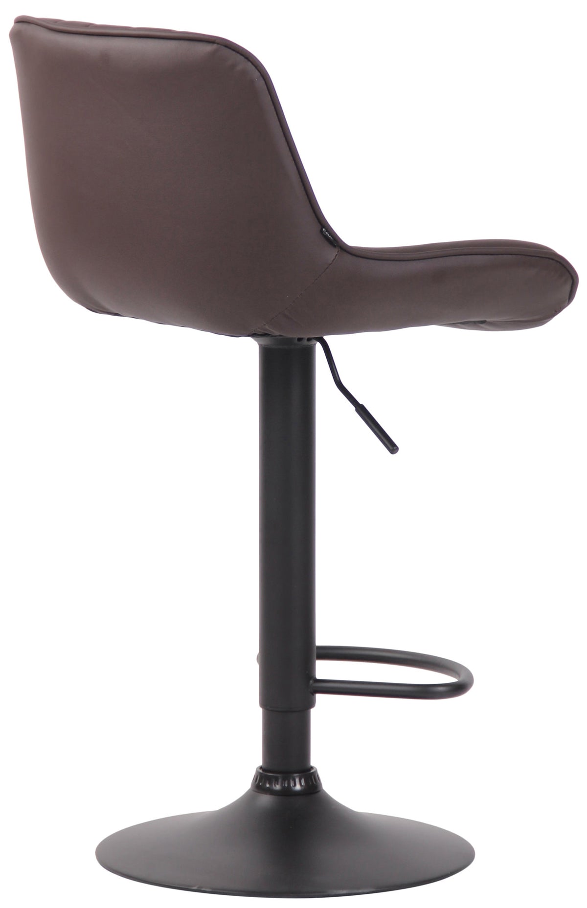Barhocker Lentini Kunstleder schwarz – Ansicht 4