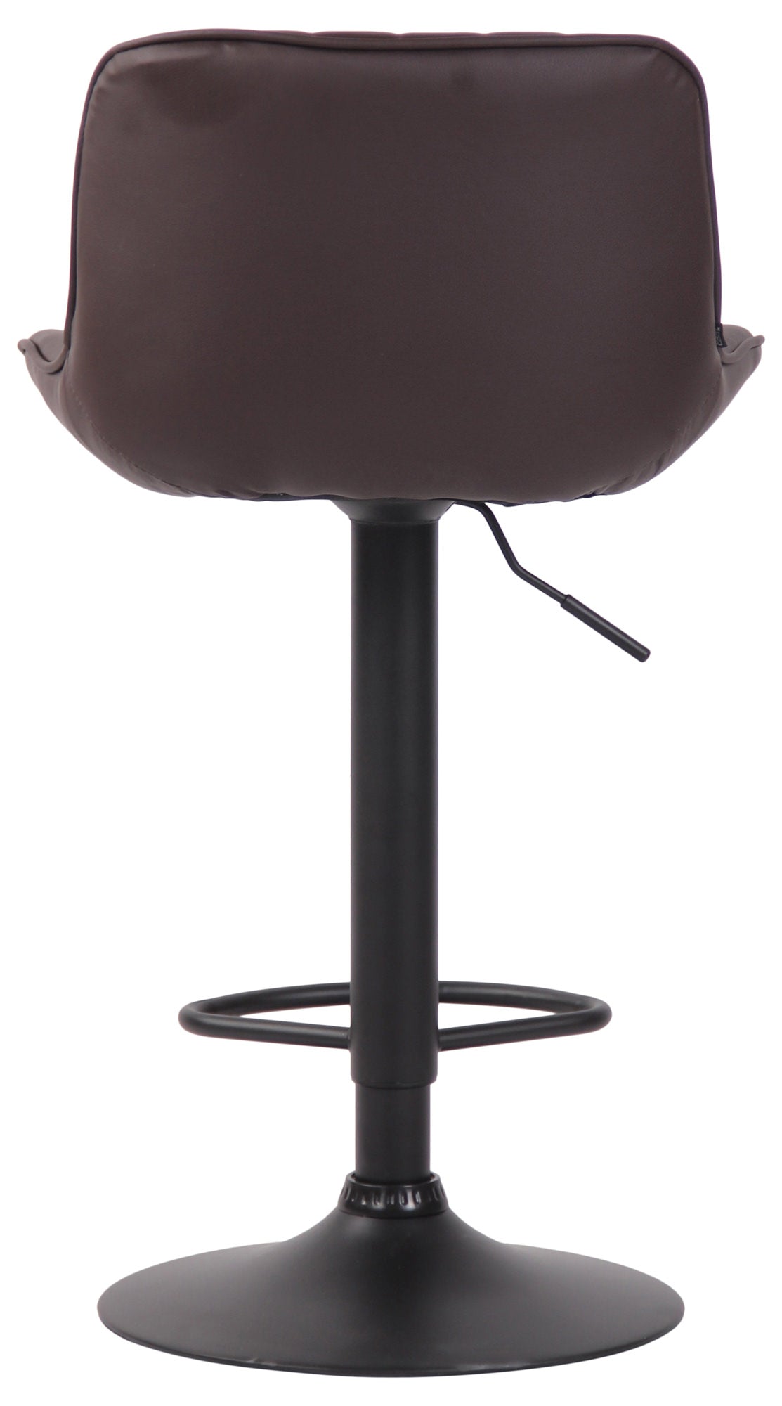 Barhocker Lentini Kunstleder schwarz – Ansicht 5