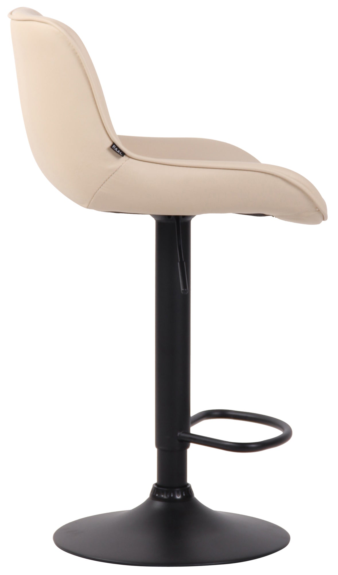 Barhocker Lentini Kunstleder schwarz – Ansicht 8