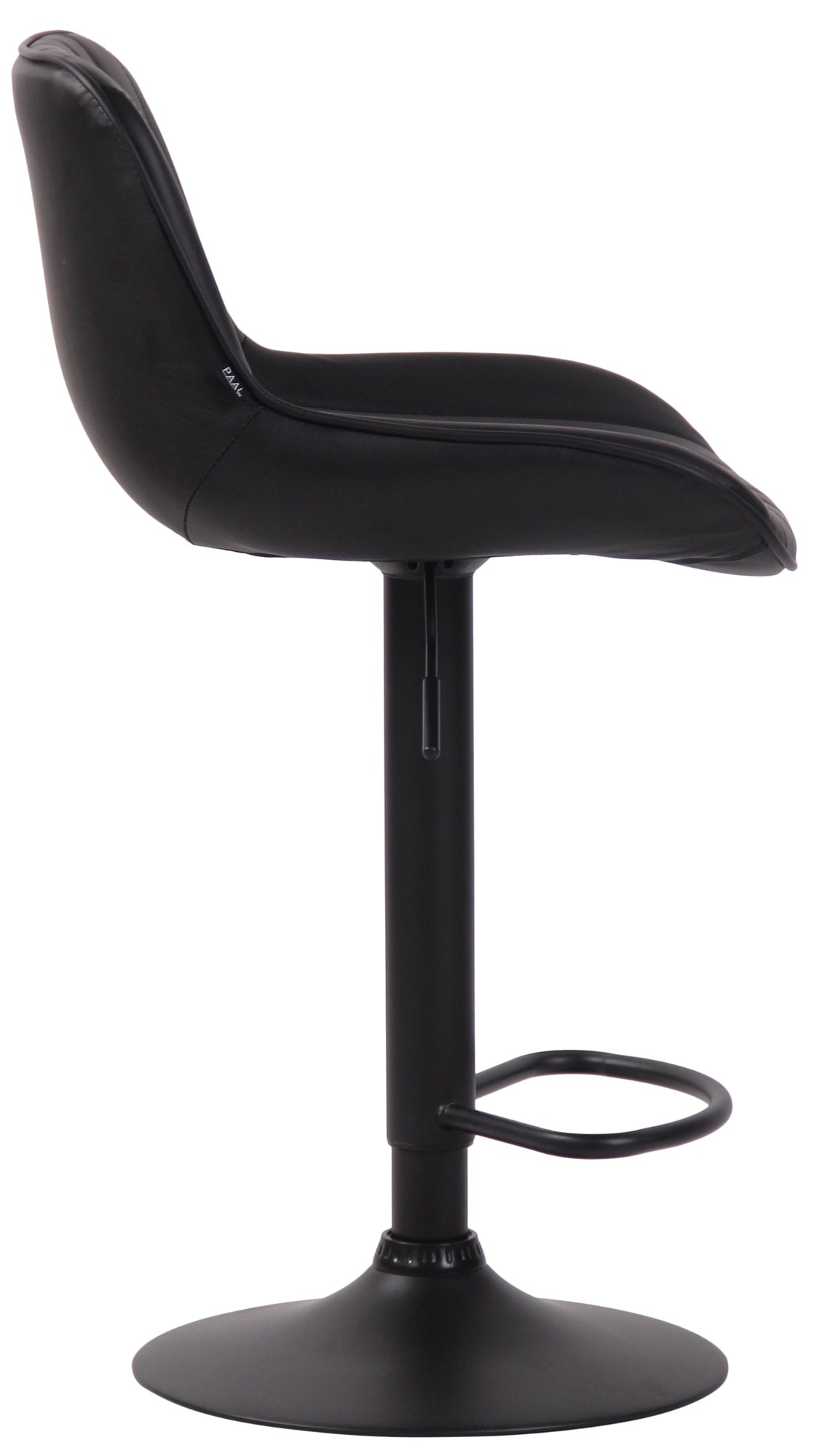 Barhocker Lentini Kunstleder schwarz – Ansicht 18