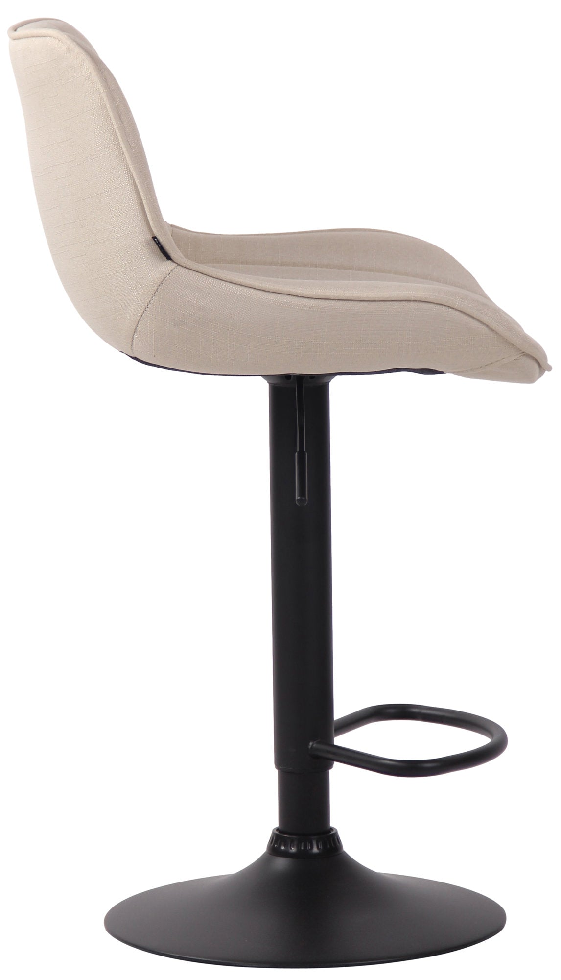 Barhocker Lentini Stoff schwarz – Ansicht 8