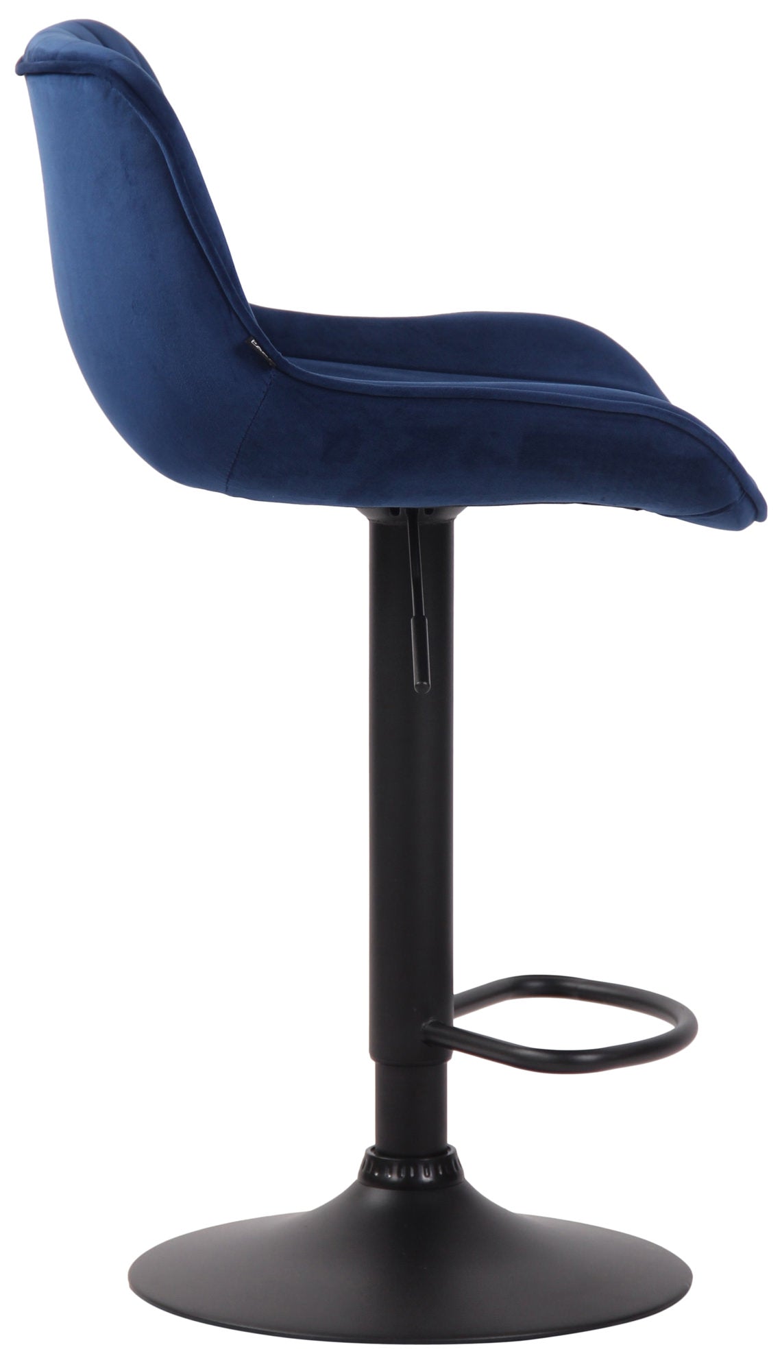 Barhocker Lentini Samt schwarz – Ansicht 3