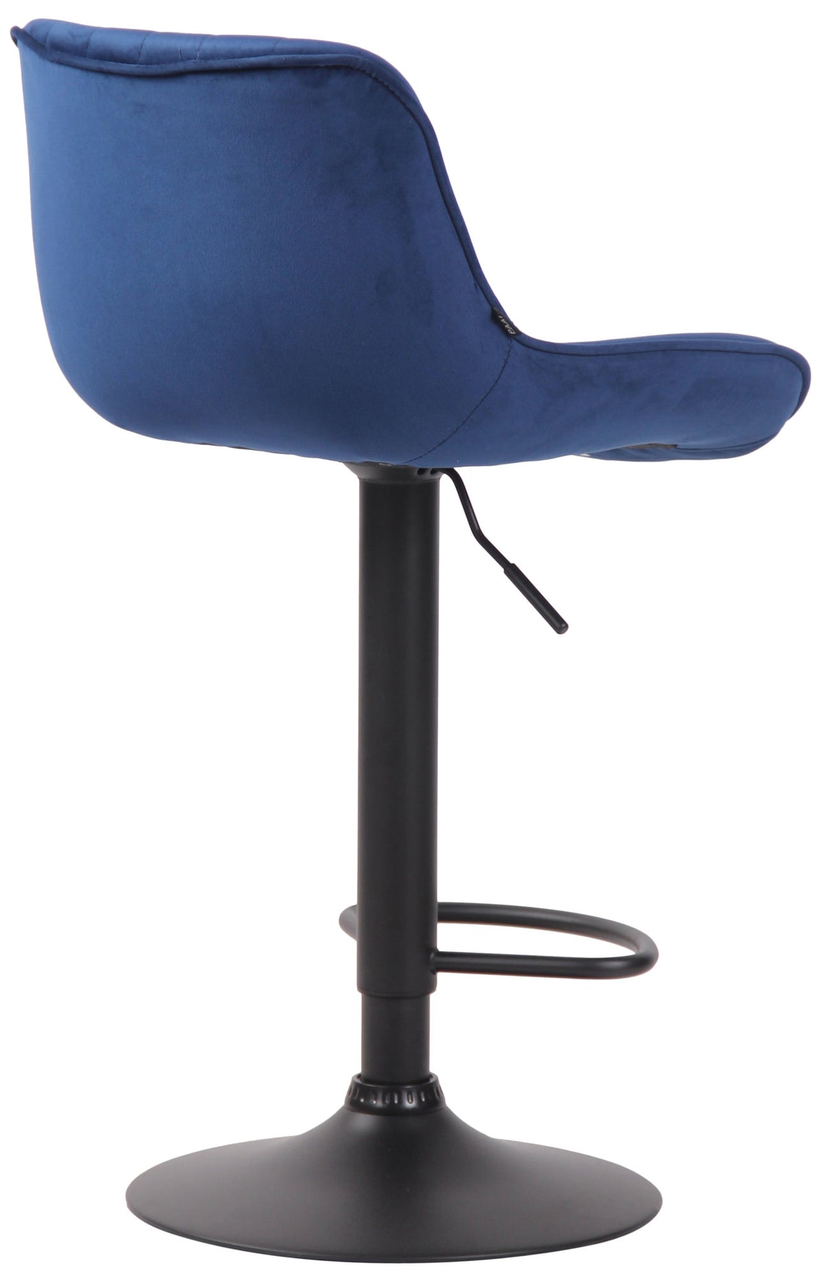 Barhocker Lentini Samt schwarz – Ansicht 4