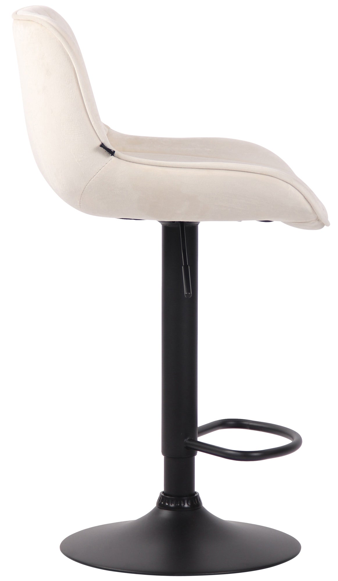 Barhocker Lentini Samt schwarz – Ansicht 13
